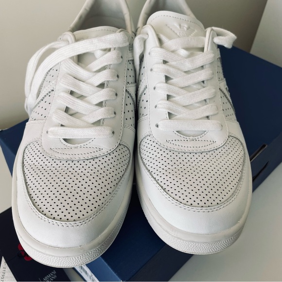 AJ ARMANI JEANS Genuine Bianco-white Sneaker Trainers Mens Shoes Size UK 8 - Picture 4 of 10